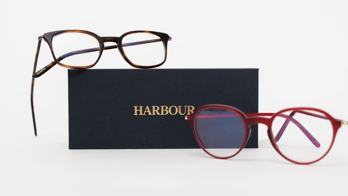 Handgefertigte HARBOUR-Brillenfassung aus Acetat
